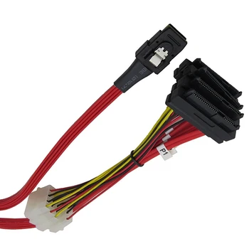 1 бр. Мини SAS36P SFF 8087 към SAS29P SFF-8482 кабел за предаване на кабел за твърд диск MINI SAS кабел за данни 1M кабел