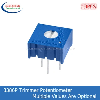 10PCS 3386P Тример потенциометър Променлив резистор Cermet Trimpot