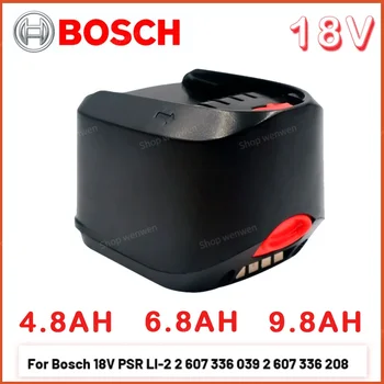 18V 9800mAh Li-Ion Akku für Bosch 18V PBA PSB PSR PST Bosch Home > Garten Werkzeuge (nur fürTypC) AL1830CV AL1810CV AL1815CV