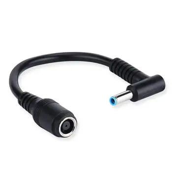1Pcs За HP конверсионен кабел ултра полярен захранващ адаптер кабел 7.4 * 5.0 женски до 4.5 * 3.0 мъжки лакът с щифт DC щепсел