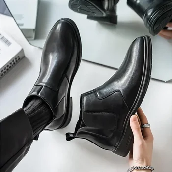 2023 Нова есен и зима Мъжки дебели памучни обувки Мъжки спортни мъжки кожени обувки Модни обувки Обувки за пътуване