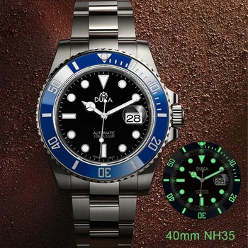 2023 Нови мъжки часовници Механични Автоматични Топ марка луксозен ръчен часовник Мъжки водоустойчив часовник от неръждаема стомана Мъжки сапфирен часовник