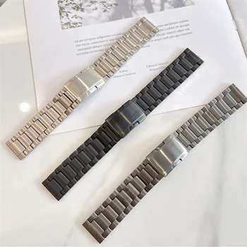 22mm титанов метал връзка каишка лента за Samsung Galaxy Watch 3 45mm/Galaxy 46mm/Gear S3 Watchband гривна аксесоари ленти