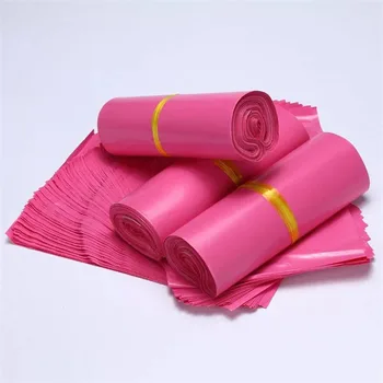  28 * 42cm розови пощенски чанти пластмасови пощенски кутии чанта Poly пощенски куриерски плик експресна чанта 500pcs ZA5668