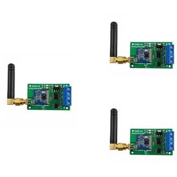 3X 868M Многофункционална безжична RS485 шина RF сериен порт UART приемо-предавателен модул DTU за PTZ камера PLC Modbus RTU