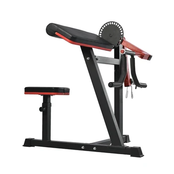 Bicep Tricep Curl машина с регулируема седалка, бицепс къдрици и трицепс разширение машина Home Gym