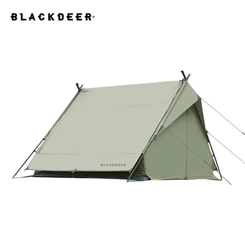BLACKDEER 5-8 Хора Backpacking палатка открит къмпинг двоен слой летяща птица палатка масло зелен водоустойчив 210D полиестер Оксфорд