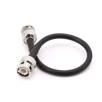 BNC мъжки към BNC мъжки RG58 пигтейл кабел 20cm конектор кримпване коаксиални кабели