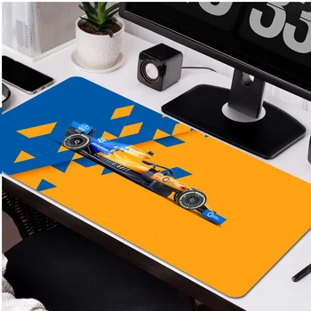 CAR F1 Racing HD подложка за мишка Неплъзгащ се прост голям размер офис бюро протектор Pu кожа Gaming мишка подложка PC аксесоари