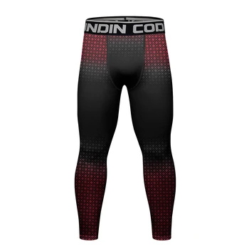 Cody Lundin Мъжки компресия дишащи културизъм спортни панталони за мъже основен слой баскетбол дъното гамаши 2 в 1 панталони