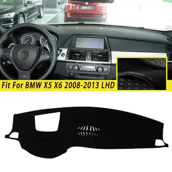DashMat Капак на таблото без хлъзгане Слънцезащитен визьор подложка за BMW X5 X6 2008-2013