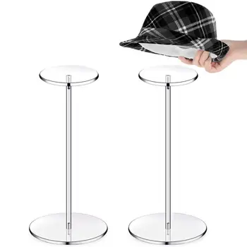 Hat Holder Clear Acrylic Hat Display Stand Износоустойчив Safe Bucket Hat Бейзболна шапка за съхранение Rack Home Organizer
