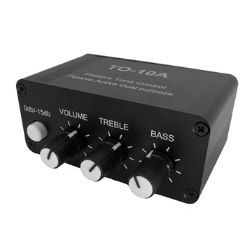 NE5532 Двоен OP усилвател Преден аудио усилвател TO-10A Стерео тръбен предусилвател Treble Mid Bass Tone Control Metal 1 бр
