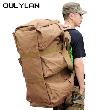 Oulylan голям капацитет открит къмпинг туристическа чанта 70L раница туризъм пътуване кола чанта преносима раница