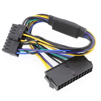 PSU ATX 24Pin към 18Pin адаптер конвертор захранващ кабел кабел за HP Z420 Z620 Desktop Workstation дънна платка 18AWG 30CM
