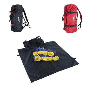 Rock катерене въже чанта кабел носят чанта туризъм рамо раница сгъваема преносима водоустойчива раница земята мат