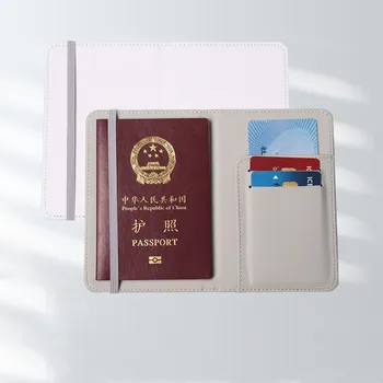 Simple мода паспорт покритие кредитна лична карта портфейл тънък тънък пътуване паспорт притежателя Pu кожа карта случай покритие протектор унисекс
