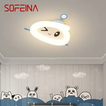 SOFEINA Модерна таванна лампа LED 3 цвята Творческа карикатура Детска светлина за дома Декоративна детска спалня