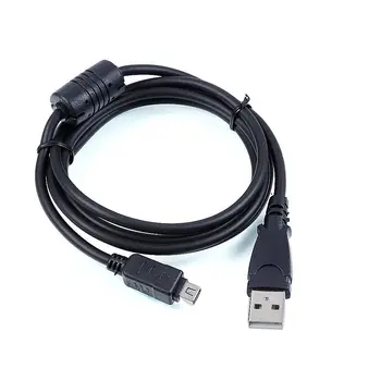 USB DC зарядно + Data SYNC кабелен кабел за Olympus 12pin Stylus Tough 3000 камера
