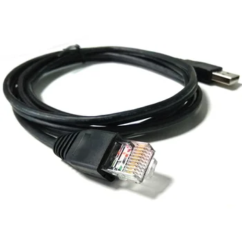 USB към RJ50 конзолен кабел AP9827 за APC Smart UPS 940-0127B 940-127C 940-0127E с формована обувка за облекчаване на напрежението, 5M