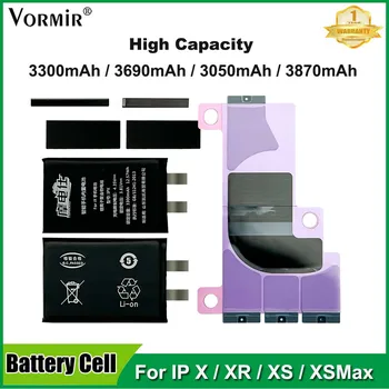 Vormir Батерия с голям капацитет Без Flex за iPhone X XR XSMax Няма съобщение Изскачащи прозорци Подмяната на клетките на батерията изисква точково заваряване