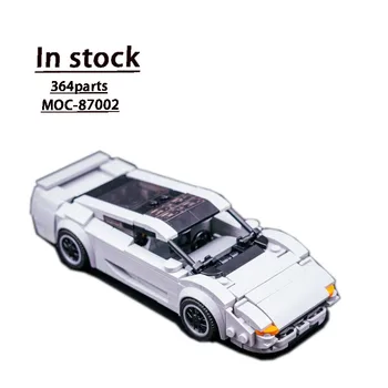 XJ220 Нов бял суперавтомобил снаждане събрание градивен блок модел MOC творчески градивен блок модел детска играчка за рожден ден