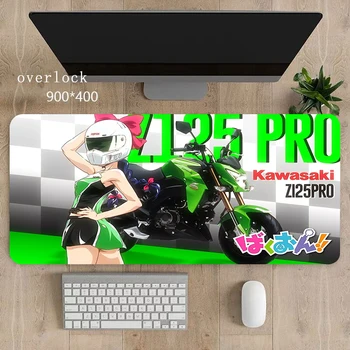 Xxl Mousepad Аниме Мотоциклет Bakuon клавиатура Gaming Mouse Pad Animes Deskpad Playmat Pc Gamer Аксесоари Бюро Мат Подложки за бюро