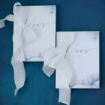 Булка младоженец Сватба Използвайте размазана мъгла синьо сватбена ръка карта обети панделка един чифт Земя Моранди Мляко Бяло Мляко Кафяв цвят