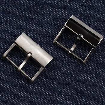  високо качество 18 20 мм неръждаема стомана сребро матова четка полиран щифт катарама за Breitling с пълно повдигане лого