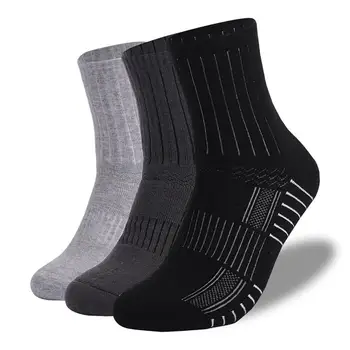Дебели топли чорапи Меки вълнени чорапи Зимни топли туристически чорапи Термична вълна Неплъзгащ се маншет Влагоустойчив на износване за открито
