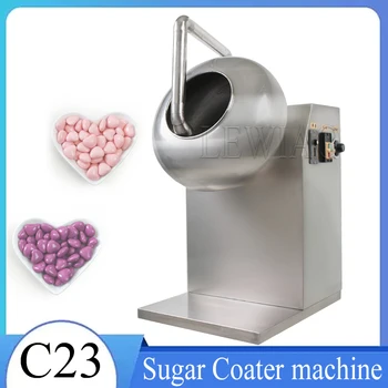 Електрическа гайка бадемови пуканки Фъстъчено захарно покритие машина Търговска автоматична машина за бонбони
