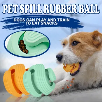естествен каучук домашни любимци куче играчки куче дъвчете играчки почистване на зъбите лечение топка изключително трудно интерактивна еластичност топка за домашни любимци