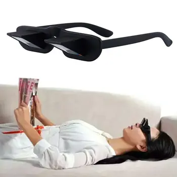 Жените творчески удобни хоризонтален тип гледане на телевизия пречупващи очила четене очила мързеливи очила в легнало положение изглед