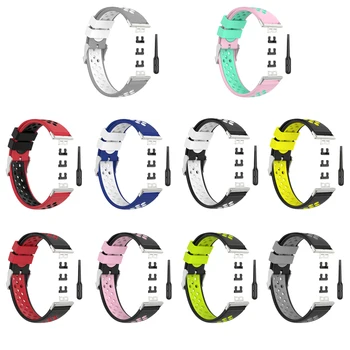 Каишка за Huawei Watch Fit лента Силиконова мека лента за часовник Заместваща гривна за Huawei fit смарт часовник каишка correa Аксесоари