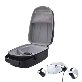 Калъф за носене, съвместим за Ps Vr2 каска дръжка прахоустойчив цип чанта за съхранение с очила капак кабелни връзки Дропшипинг