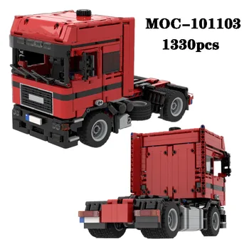 Класически MOC-101103 камион F2000 V10 пъзел градивни блокове 1330PCS Образование за възрастни Детски образователни градивни блокове Подаръци за играчки