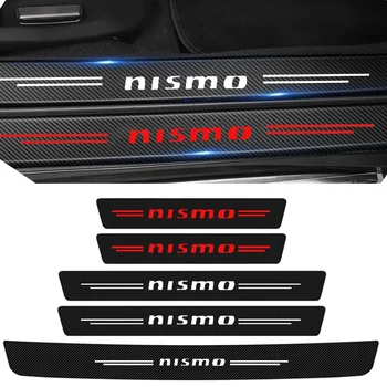 Кола врата перваза защита от надраскване Trim праг стикер за Nissan NISMO лого багажника броня охрана защитна врата педал ленти