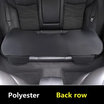  Комплект за покриване на столче за кола Подложка за Tesla Модел 3 Модел S Модел X Модел Y Полиестерна възглавница Автоматичен протектор за седалката Неплъзгащ се четири сезона