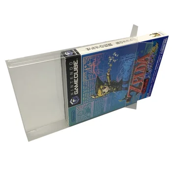 Кутия за показване на колекции за NGC / Nintendo Game Cube Game Storage Прозрачни кутии TEP Shell Clear Collect Case