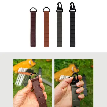 Къмпинг нокти верига чанта трайни анти-пляскане плътен цвят преносим 8 дупки открит къмпинг нокти верига чанта на открито