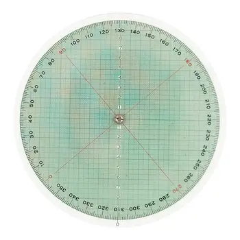 Морско правило за плъзгане Преносимо здраво лесно използване на фитинги Трайно изчертаване Измервателна скала Ветроходство Инструмент за навигация с кръгова линийка