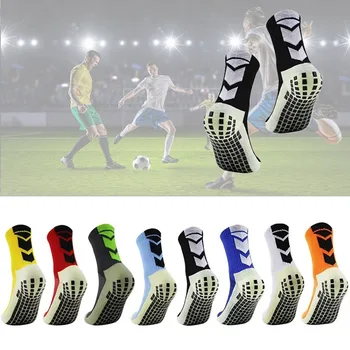 Нови футболни чорапи за мъже и жени Спортни чорапи без хлъзгане със силиконова подметка Футбол Баскетбол Arrow футболни чорапи за Swe