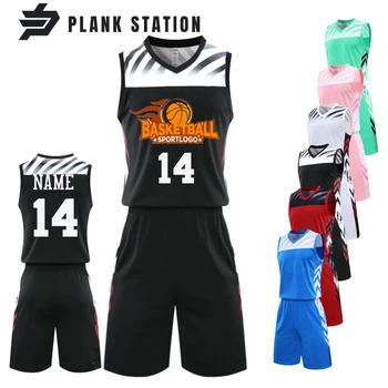 Персонализиране на баскетболни фланелки за мъже момчета DIY име на отбора номер лого детска униформа костюми комплект обучение спортно облекло