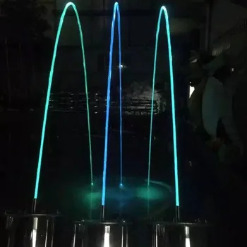 Персонализирано фабрично снабдяване Цветни скокове водни струи ламинарен поток фонтан 2бр BGQ550 с трансформатор