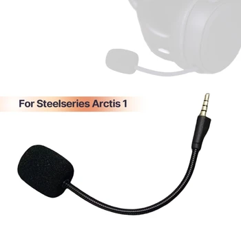 Потопете се в игрите с 3,5 мм разглобяеми микрофони, съвместими за микрофон за слушалки Arctis 1 16cm / 6.3inch