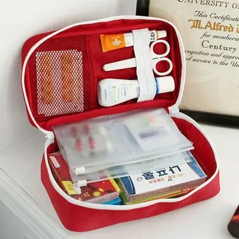 Преносима чанта за съхранение Първа помощ Спешна медицинска чанта Външно хапче Организатор за оцеляване Аварийни комплекти Аксесоари за пакетно пътуване