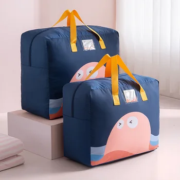 Преносимо облекло организация чанта детска градина юрган съхранение чанта Оксфорд кърпа карикатура Начало Детски багаж преместване опаковане чанта