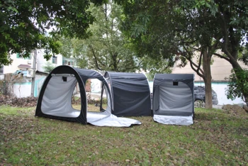 Прикрепяща се палатка за съхранение Подслон Топлина и блокиране на светлината UPF50+ UV защита Сенник за задния двор