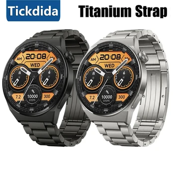 Титаниева метална каишка за HAYLOU Watch R8 S8 Solar Plus RT3 Lite Watch 2 Pro (LS02 Pro) Луксозна бизнес гривна маншет 22mm
