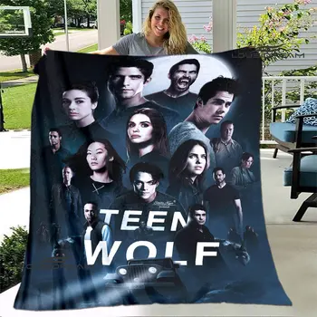 филм Teen Wolf печат одеяло топло одеяло фланец одеяло меки и удобни одеяло дома пътуване одеяло подарък за рожден ден
